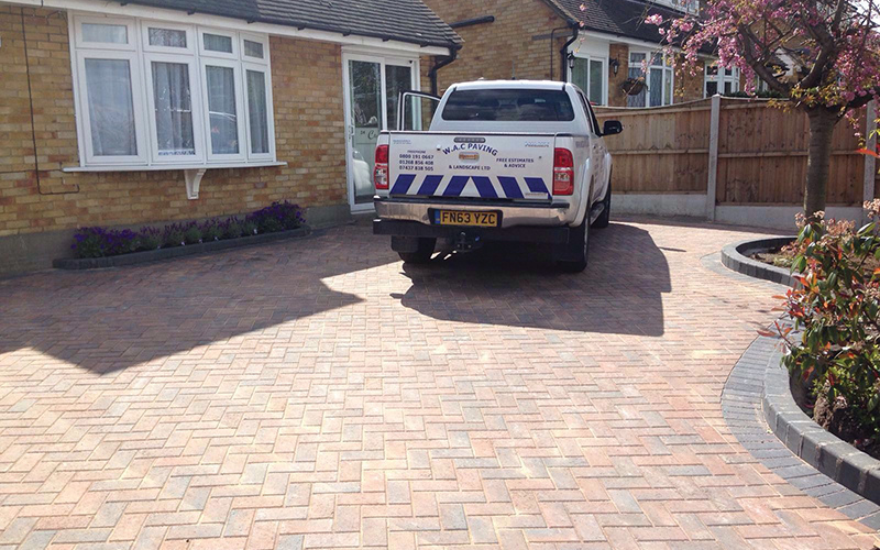 block paving driveway completed by WAC Paving