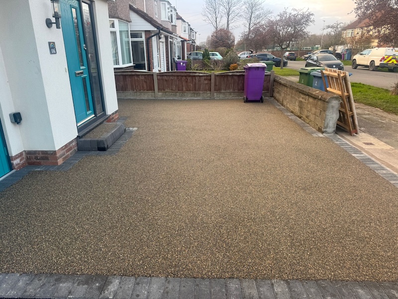 sand resin driveway completed in Southend Essex