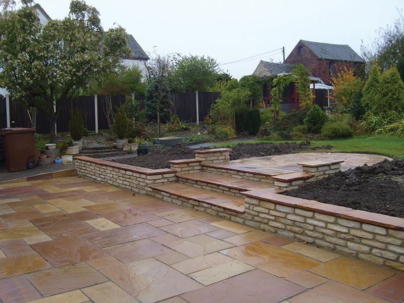 natural stone patio